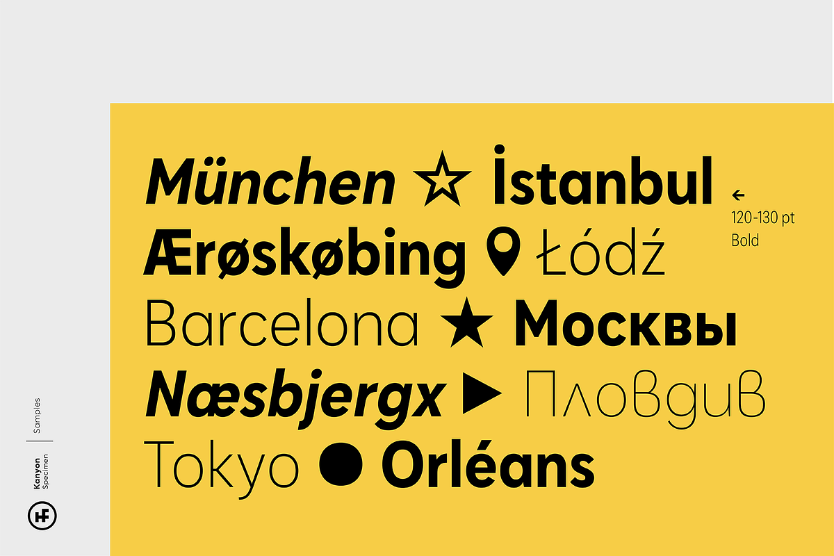 Kanyon Narrow, a Sans Serif Font by Hurufatfont (Photo 6 of 11)