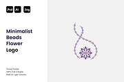 Minimalist Beads Flower Logo, a Branding & Logo Template by Luxury Logos (Thumbnail 1 of 4)