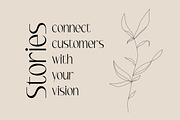 Serina - Modern Elegant Logo Font, a Sans Serif Font by roomspace creative lab (Thumbnail 5 of 11)