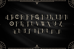 Gormala - Modern Art Deco Font