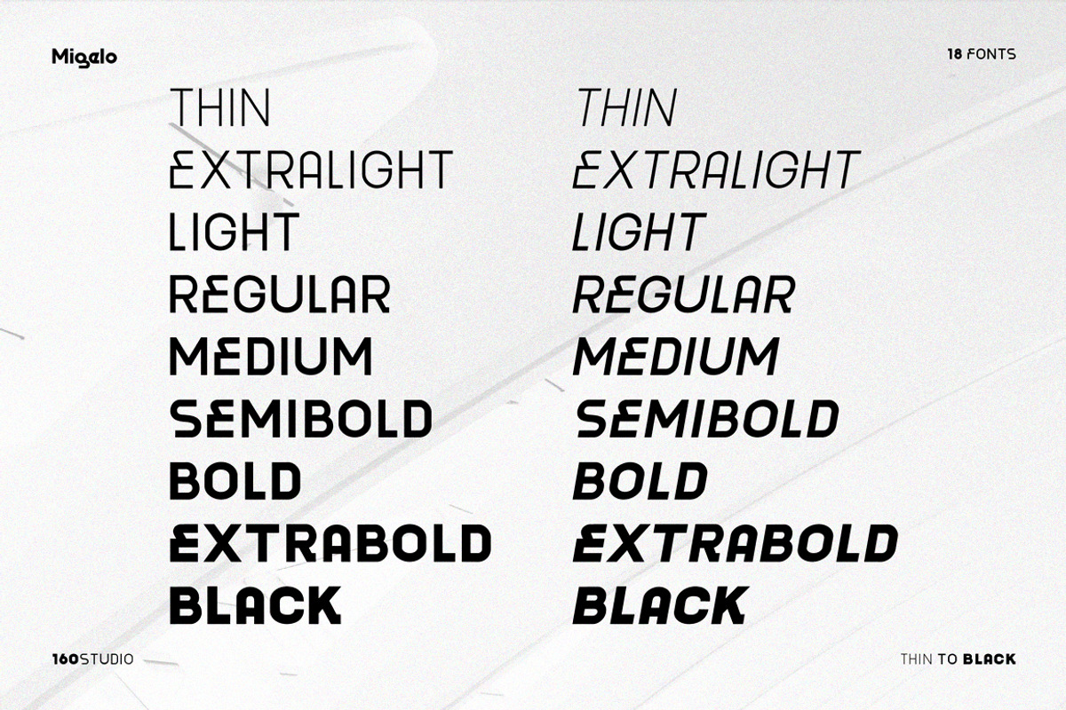 Migelo Modern Variable Font, a Sans Serif Font by 160 Studio (Photo 4 of 10)