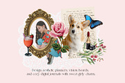 Sweetheart Scrapbook Girly Collage, an Object Graphic by SunnyAfternoons (Thumbnail 2 of 10)