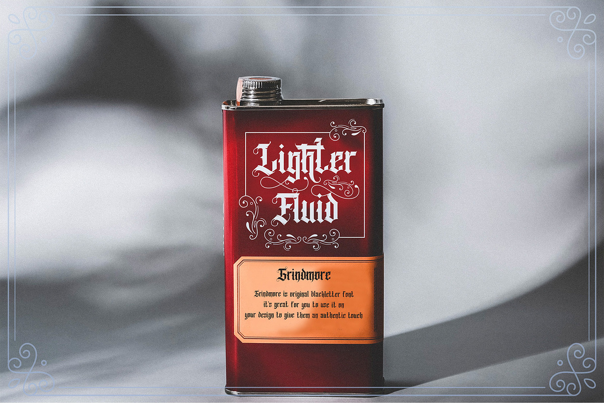 Grindmore, a Blackletter Font by LetterStock (Photo 2 of 7)