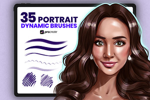 Procreate brushes , Portrait brushes