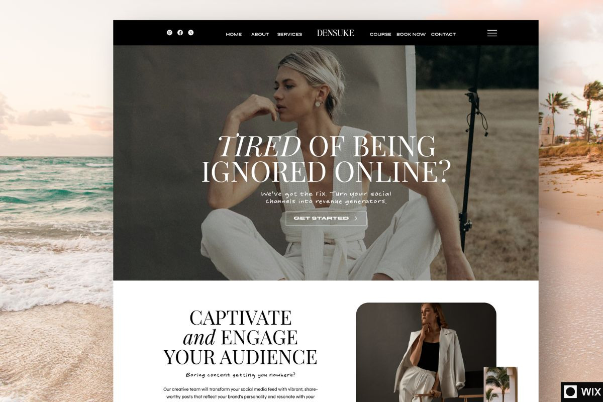 Social Media Agency Website Template, a Wix Template by JOA CREATIVE LAB (Photo 10 of 11)