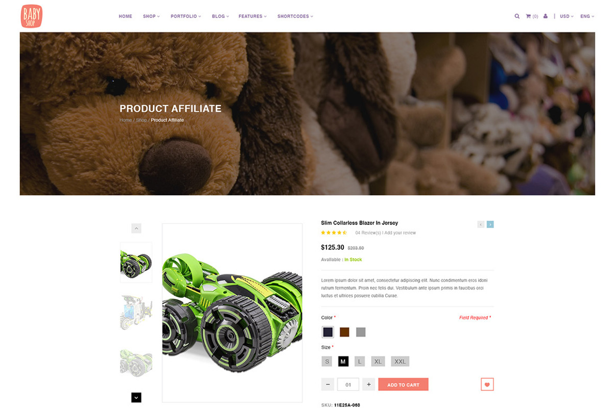 BabyShop - PSD Template for Baby, a Websites & App Template by Digipieces (Photo 12 of 15)