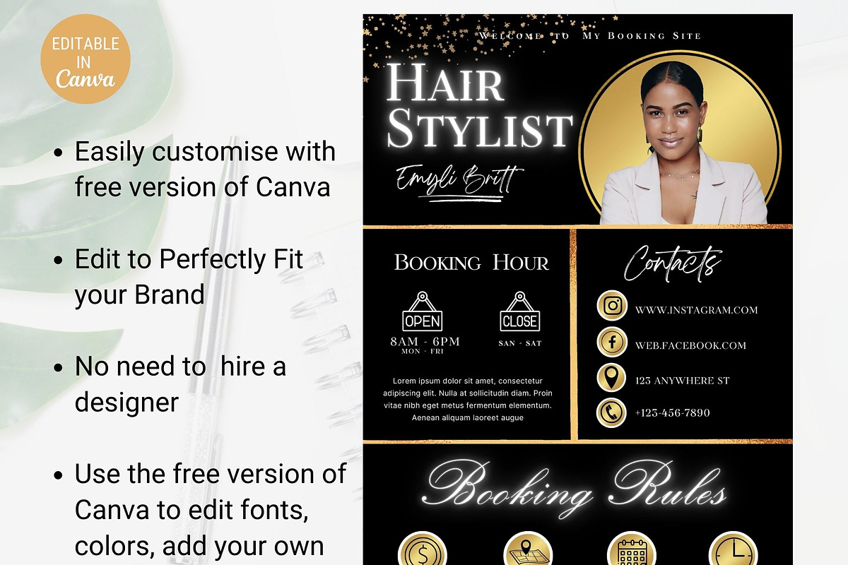 Acuity Scheduling Template, a Websites & App Template by TimCanvaTemplate (Photo 2 of 5)