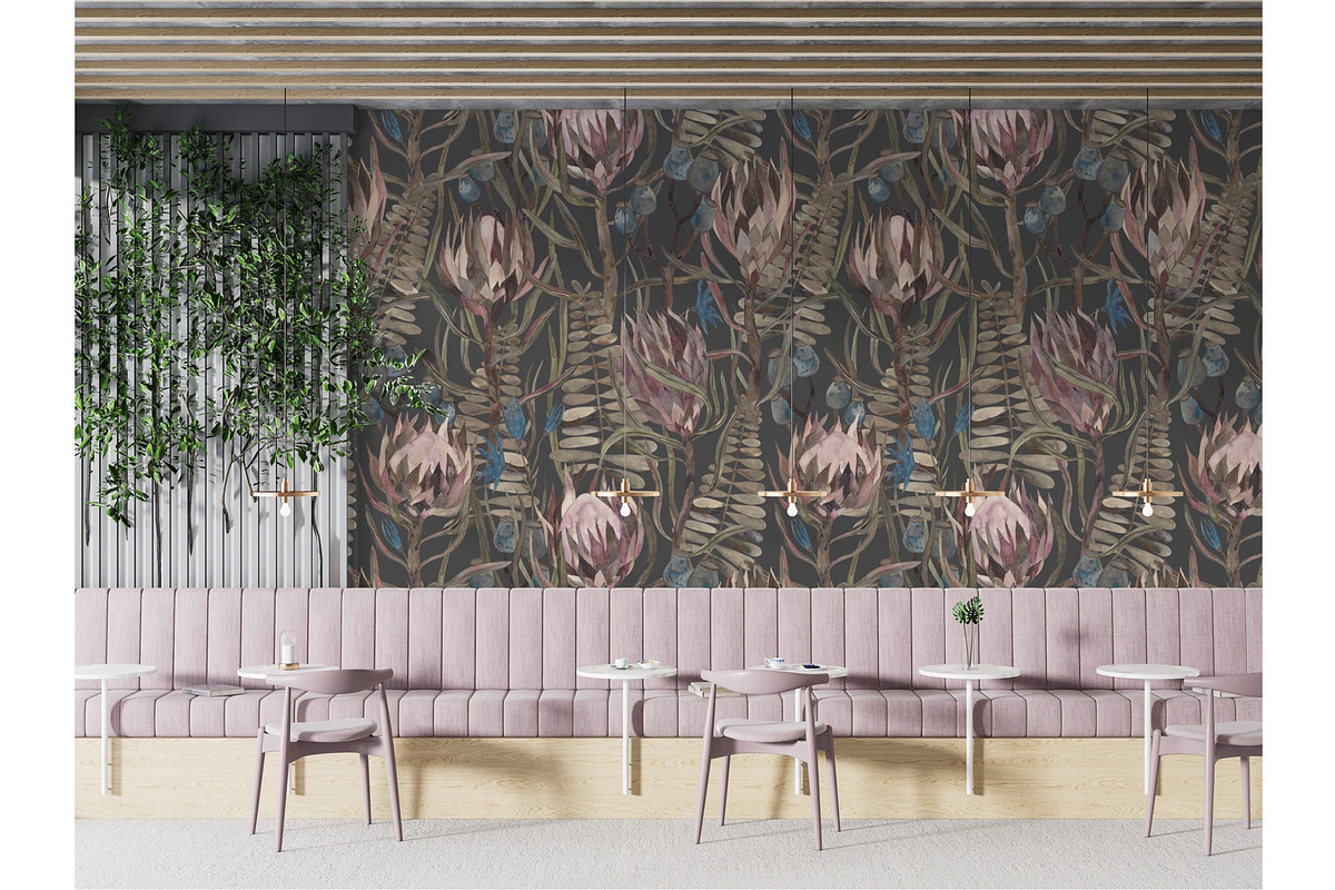 Pattern PROTEA GARDEN, an Illustration by PASHKOVA (Photo 2 of 14)