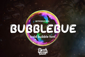 Bubblebue Bold bubble font
