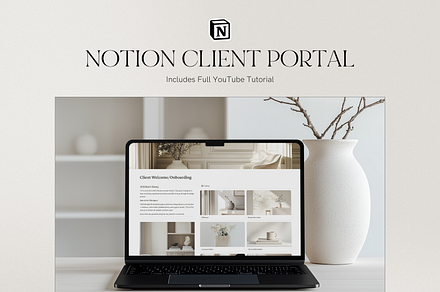 Notion Client Portal, a Websites & App Template by Asha Glenn Design Studio