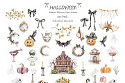 Halloween Whimsical Clipart, an Object Graphic by LenArt (Thumbnail 3 of 15)