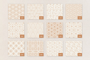 80 Geometric Seamless Patterns.