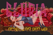 Gothic Love display font, a Script Font by C7 Studio (Thumbnail 3 of 5)