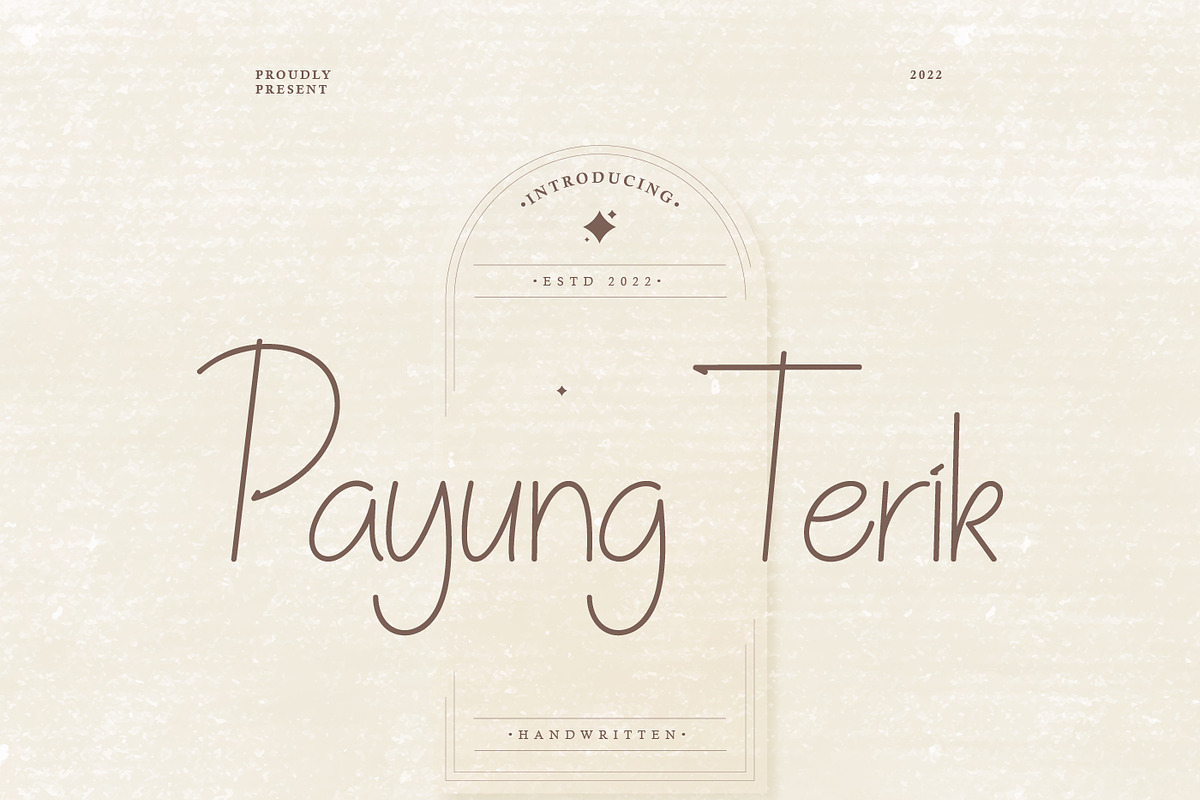 Payung Terik Script Handwritten, a Script Font by infernostudio3 (Photo 1 of 10)