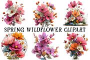 Spring Wildflower Clipart, an Illustration by OK Design (Thumbnail 2 of 6)