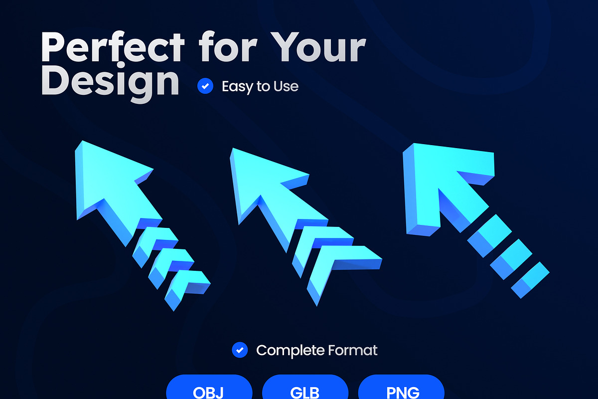 3D Arrows, an Object 3D Model by Rakata Studio (Photo 4 of 6)