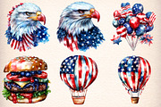 4th Of July Clipart Bundle, an Illustration by Digital Artistic99 (Thumbnail 2 of 9)