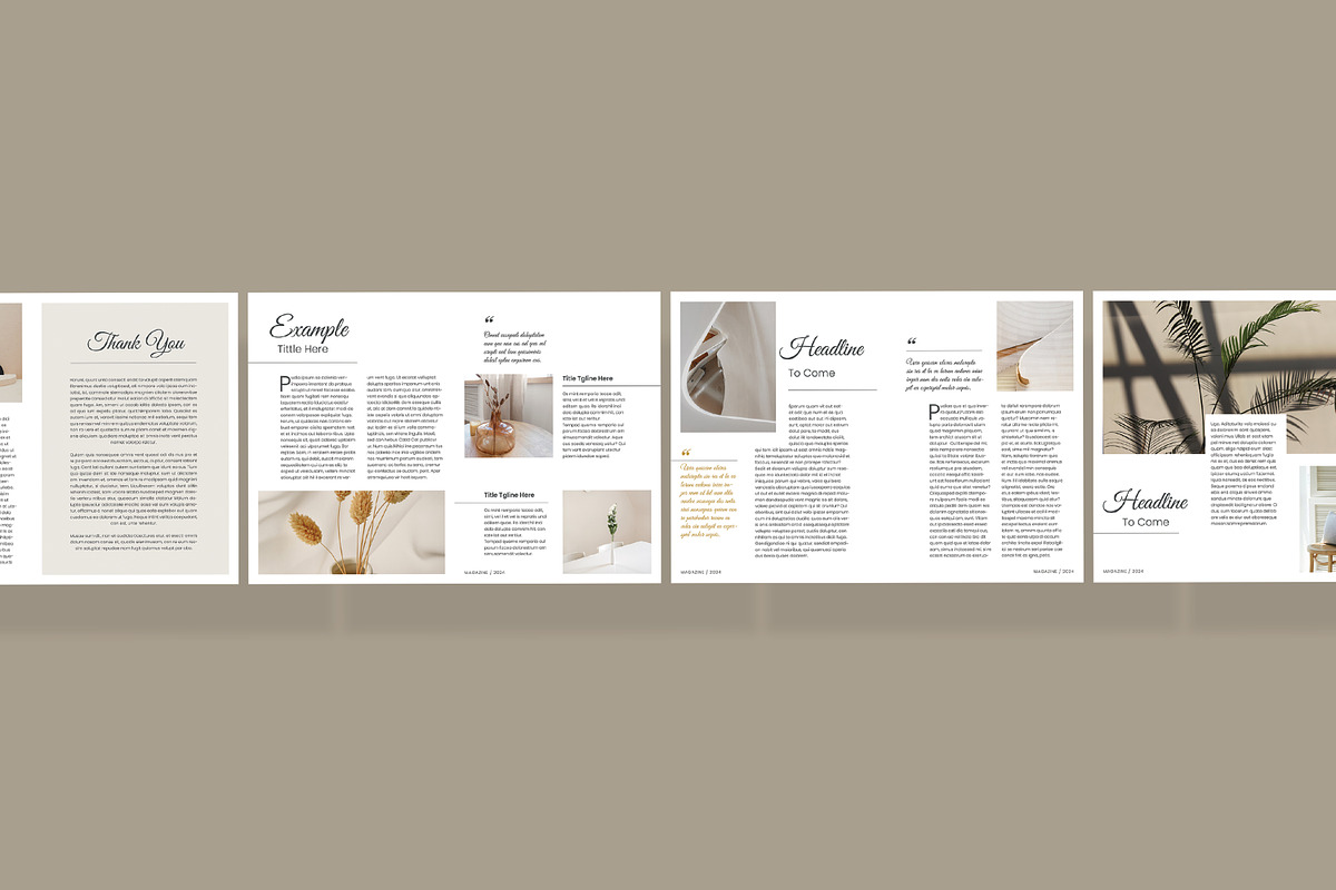 Elegant Magazine Template, a Templates & Theme by evgenystudio (Photo 7 of 9)
