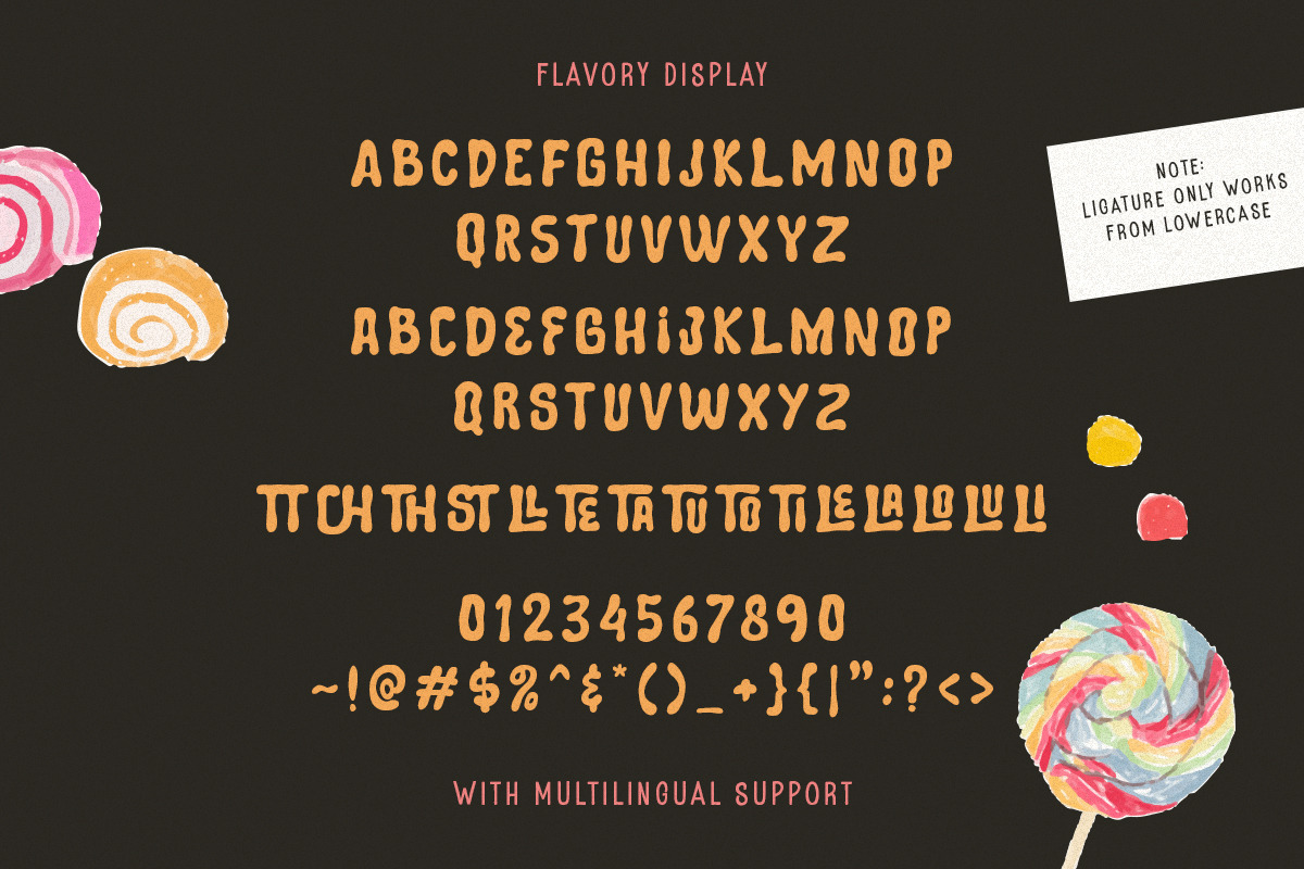 Flavory - Fun Font Duo, a Font by Letterhend Studio (Photo 8 of 9)