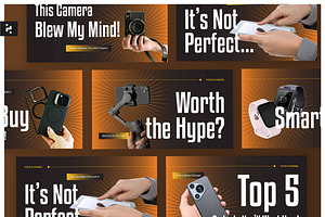 Gadget Review Thumbnail, a Social Media Template by Neermana