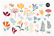 Floral seamless patterns set, a Pattern Graphic by Letto studio (Thumbnail 4 of 4)