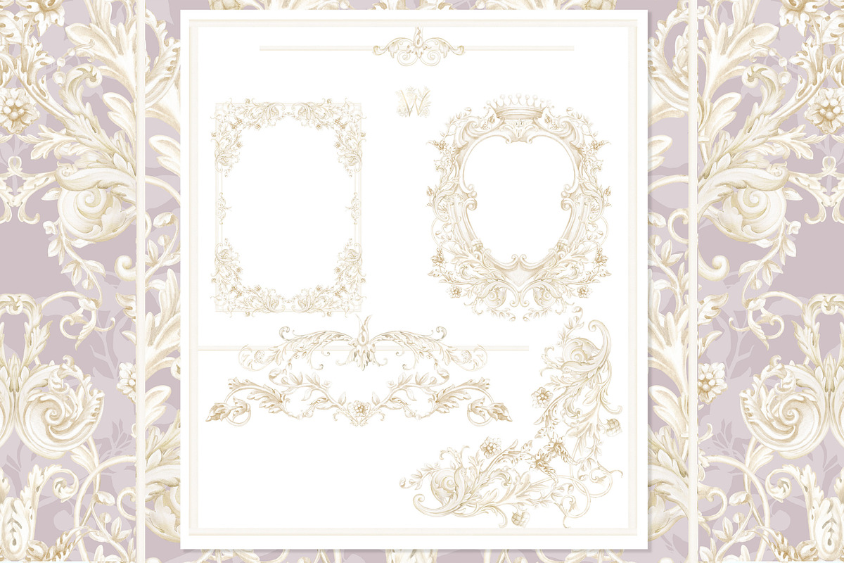 Royal Wedding Crest Watercolor Set, a Decorative Illustration by WonderWonder (Photo 2 of 7)