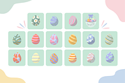 Easter Egg Elements Illustration, an Object Illustration by Artnivora.Std (Thumbnail 3 of 3)