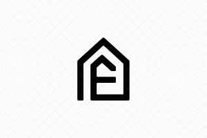 Minimalist House Emblem Home, an Object Illustration by Vectorium Studio