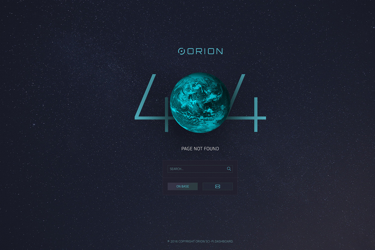 ORION – Sci-Fi Dashboard, an UI Kit Template by laaqiq (Photo 15 of 18)