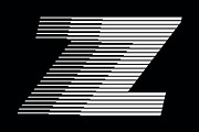 Letter Z speed motion lines logo, a Branding & Logo Template by Leksono (Thumbnail 2 of 2)