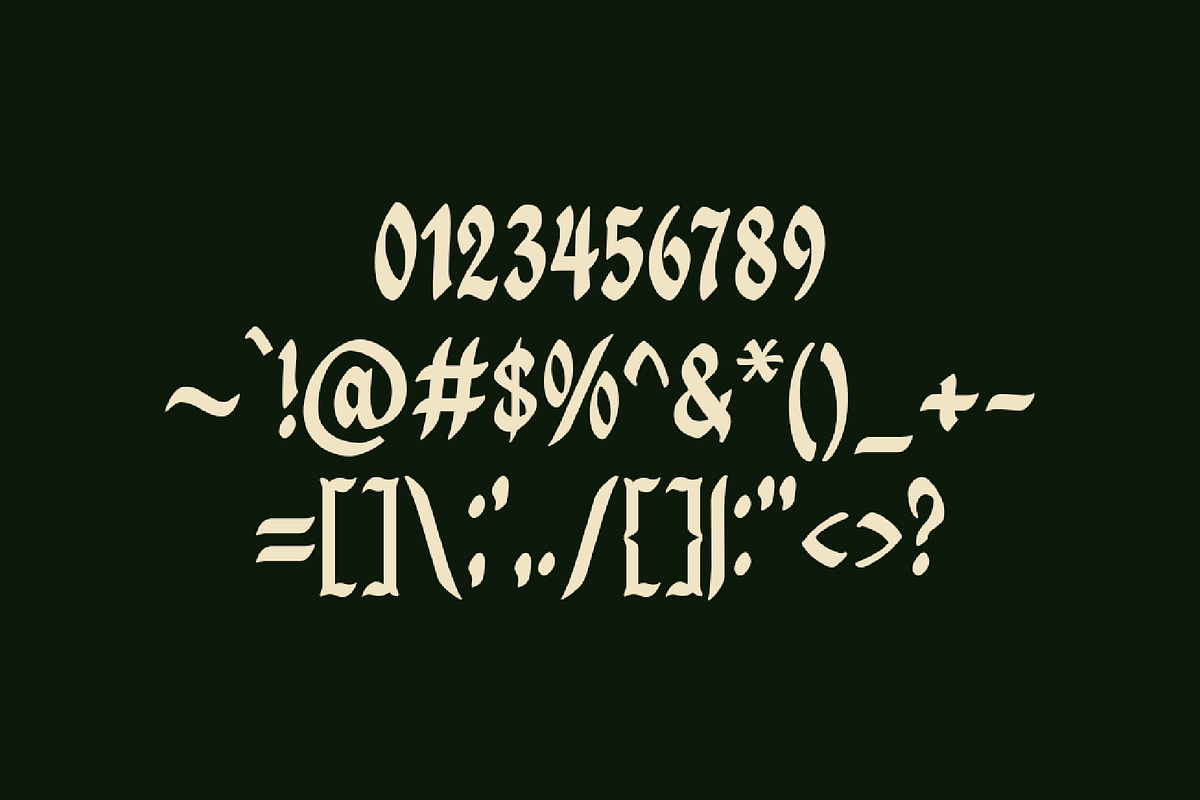 Atronis - Pop Blackletter Fonts, a Blackletter Font by Konstantine Studio (Photo 5 of 5)