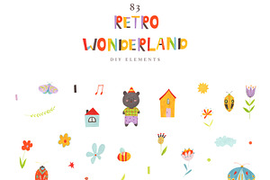 Retro WONDERLAND Patterns