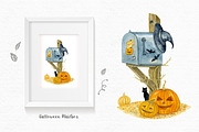 Mailboxes. Watercolor Hand drawn Set, a Decorative Illustration by NiKO (Thumbnail 4 of 5)