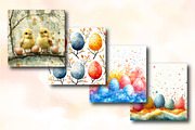 Kids Easter Digital Paper Pack, an Illustration by RobertsArt (Thumbnail 4 of 5)