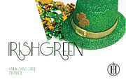 Irish Green, a Sans Serif Font by Heroglyphs Studio (Thumbnail 1 of 4)