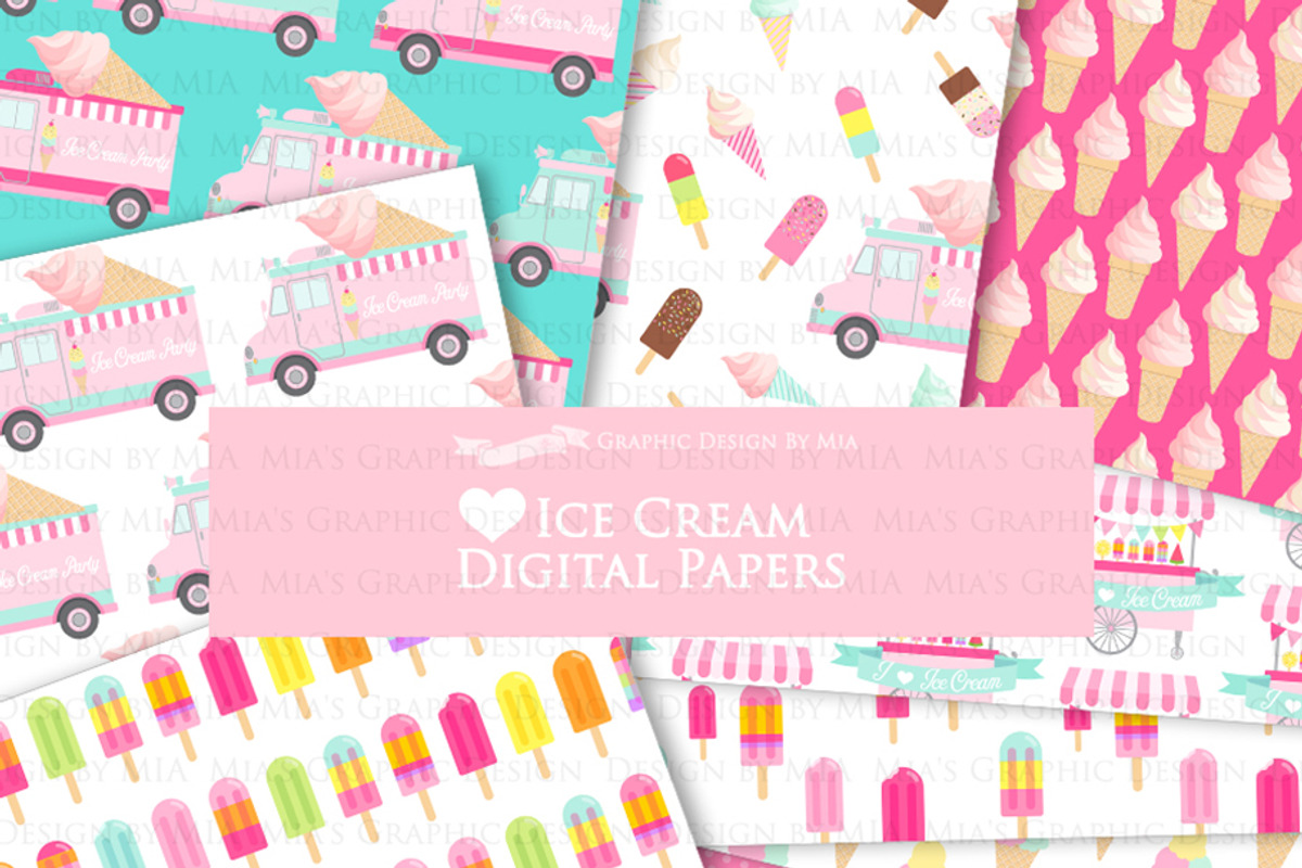 Ice Cream Party, Ice Cream Truck, an Illustration by Mia's Graphic Design (Photo 7 of 9)