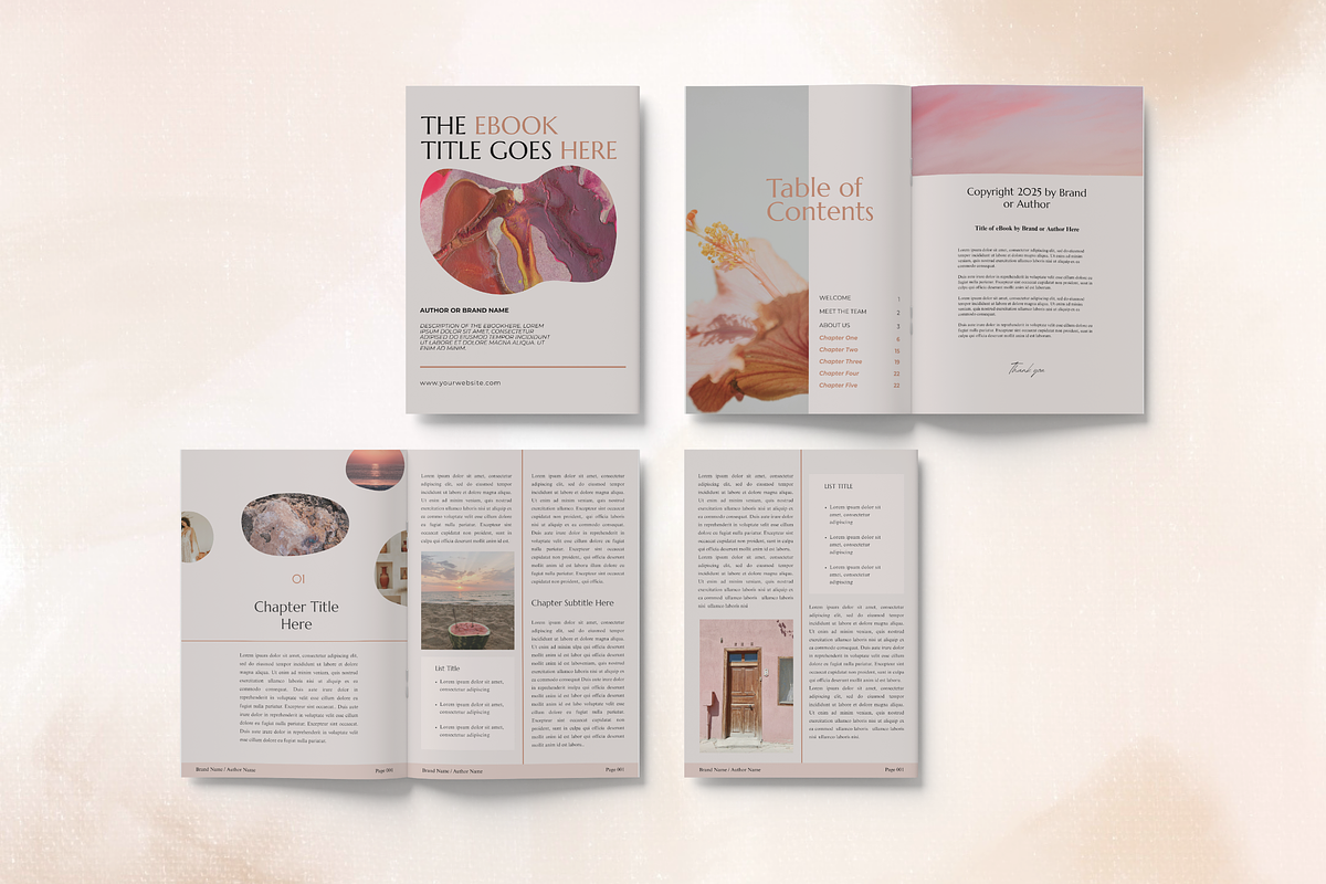A U R O R A | eBook Canva Template preview 6