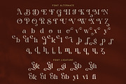 Dark Grind Elegant Swash Serif Font, a Serif Font by Elegant Font (Thumbnail 8 of 8)