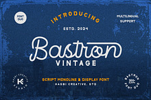 Bastron - Script Monoline