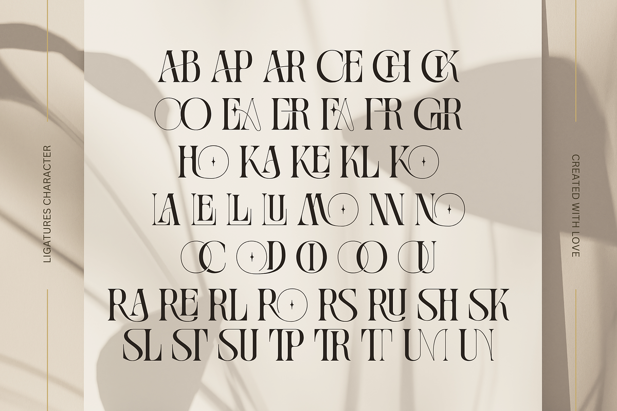Moshra Aesthetic - Modern Logo Font, a Serif Font by Nirmana Visual (Photo 5 of 10)