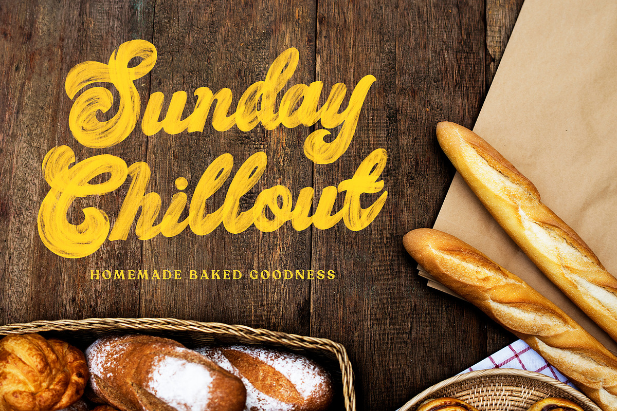 Vintage Dreams Modern Groovy Font, a Script Font by ReveryWorks (Photo 4 of 10)