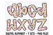 Preppy Retro Back to School Alphabet, an Object Graphic by RETROVIBZDESIGNS (Thumbnail 6 of 8)
