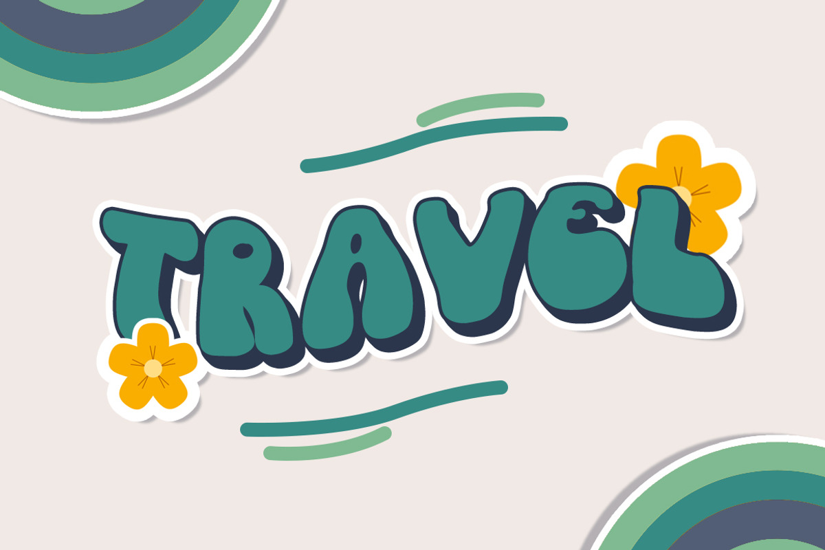 Coventry - Groovy Retro Font, a Script Font by AQR Studio (Photo 5 of 9)