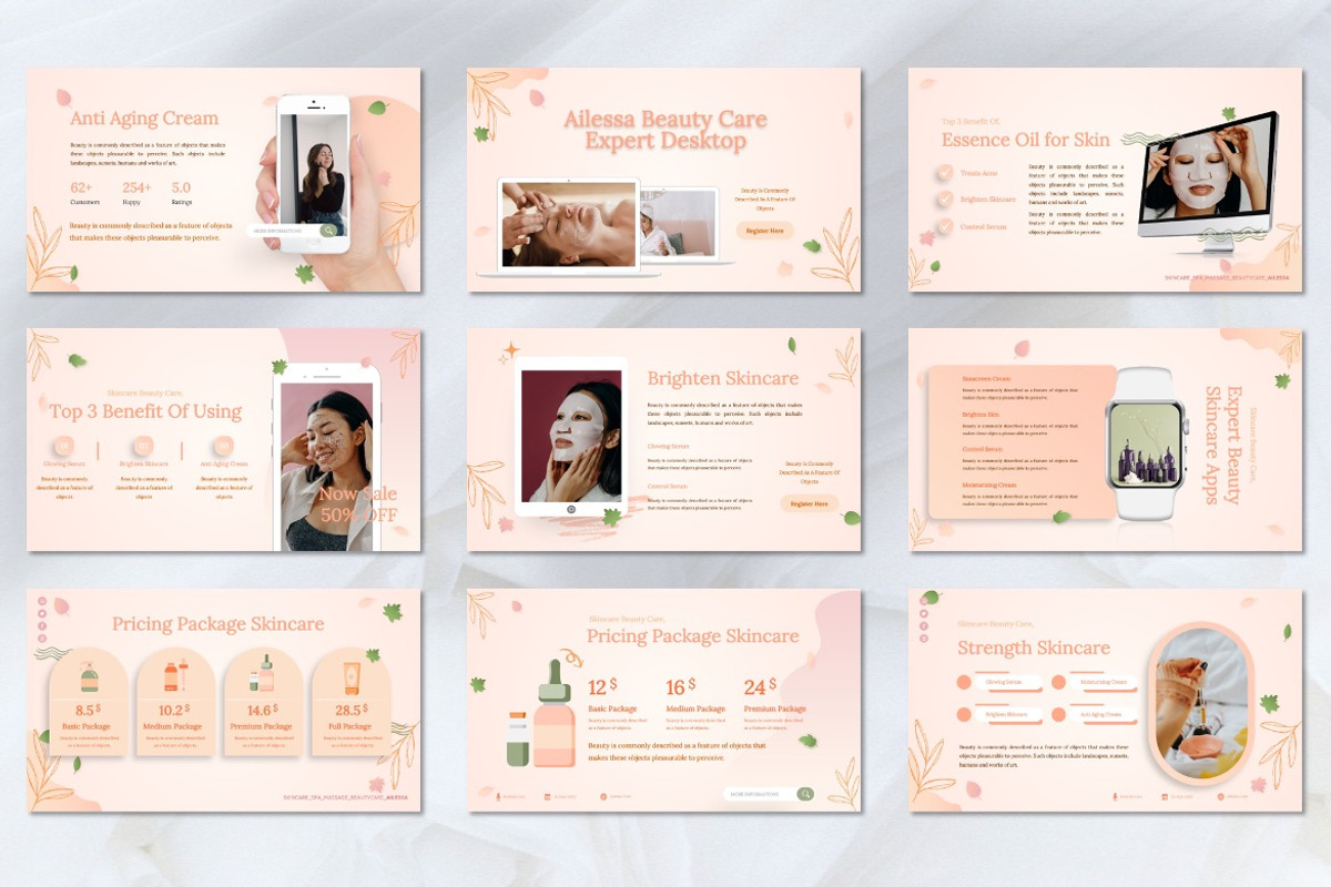 Ailessa - Skincare Keynote, a Presentation Template by Dhabee (Photo 8 of 8)