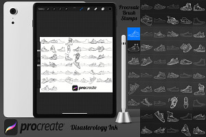 Sneaker Trainer Shoe Set 1 Procreate