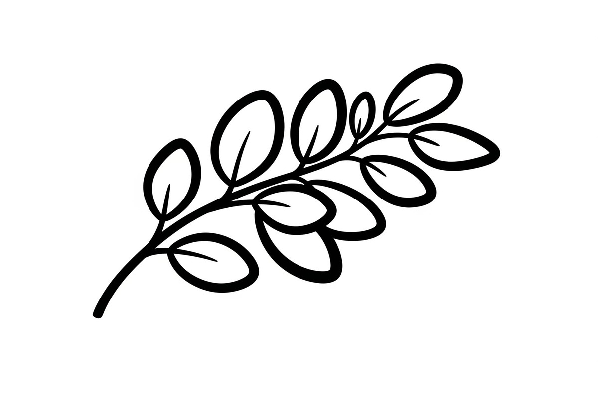 Botanical Leaf Silhouette Bundle, an Illustration by Creativeshirt (Photo 20 of 51)