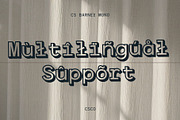 CS Barney Mono 3D, a Sans Serif Font by Craft Supply Co. (Thumbnail 6 of 8)