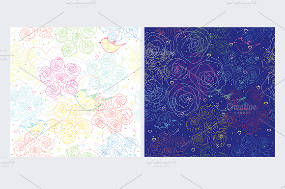 seamless floral pattern preview 2