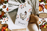 Thanksgiving Whimsical Doodles, a Decorative Illustration by BigCakeBee (Thumbnail 3 of 3)