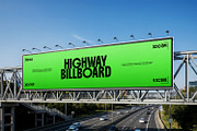 Highway Billboard Mockup, an Advertising Mockup by Nathatype (Thumbnail 2 of 9)